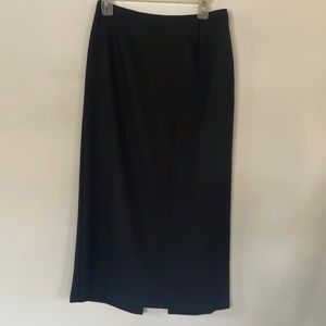 United colors of Benetton Wool midi black skirt, size 42